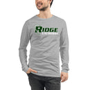 Camiseta unisex de manga larga de lacrosse para niños de Ridge