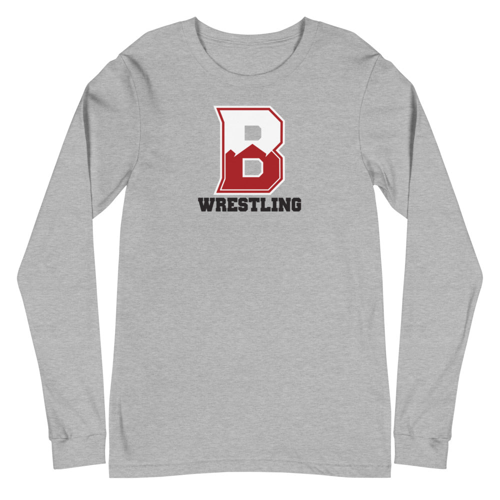 Camiseta unisex de manga larga de lucha libre de Bernardsville con personalización