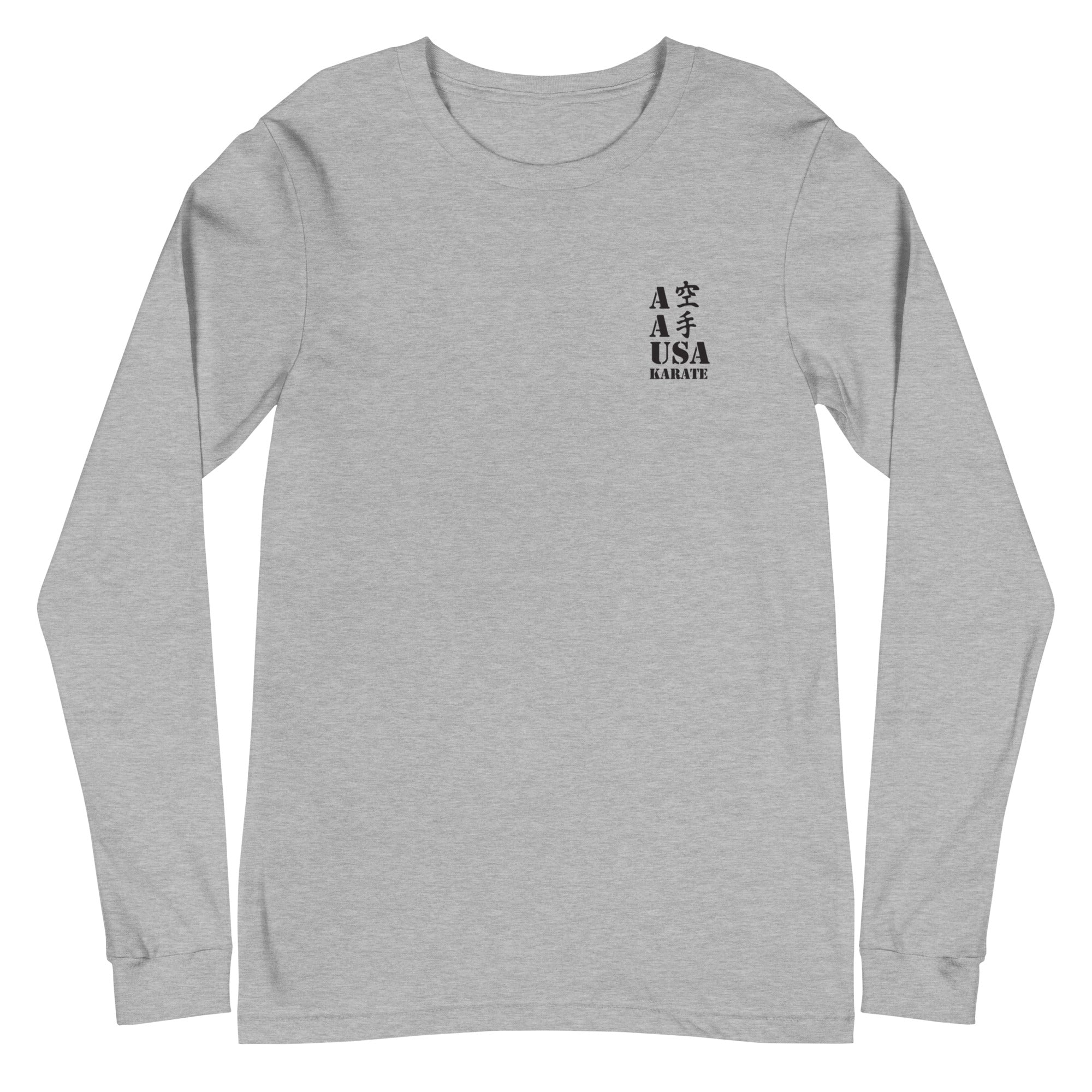 AAU Karate Unisex Long Sleeve Tee v4