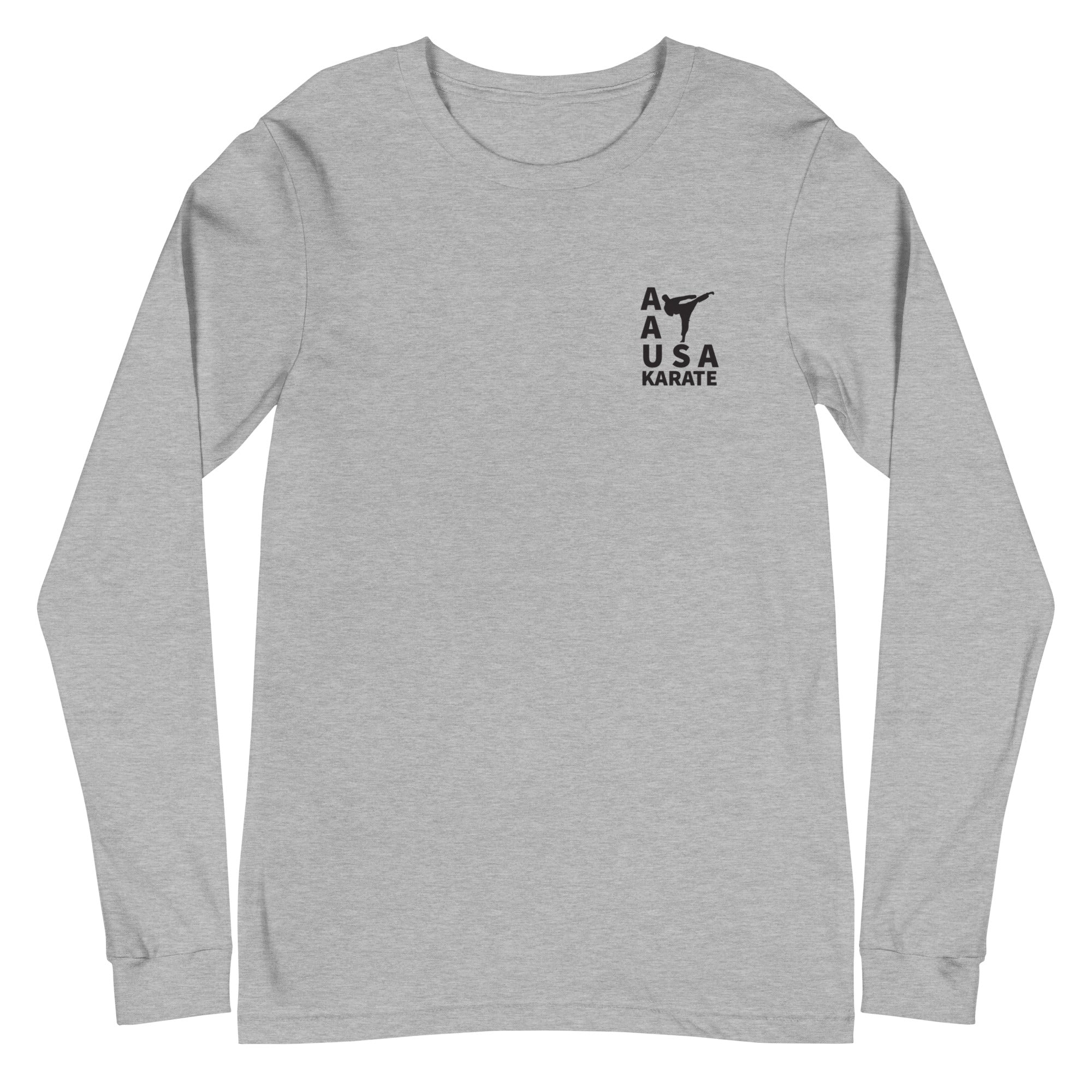 AAU Karate Unisex Long Sleeve Tee v2