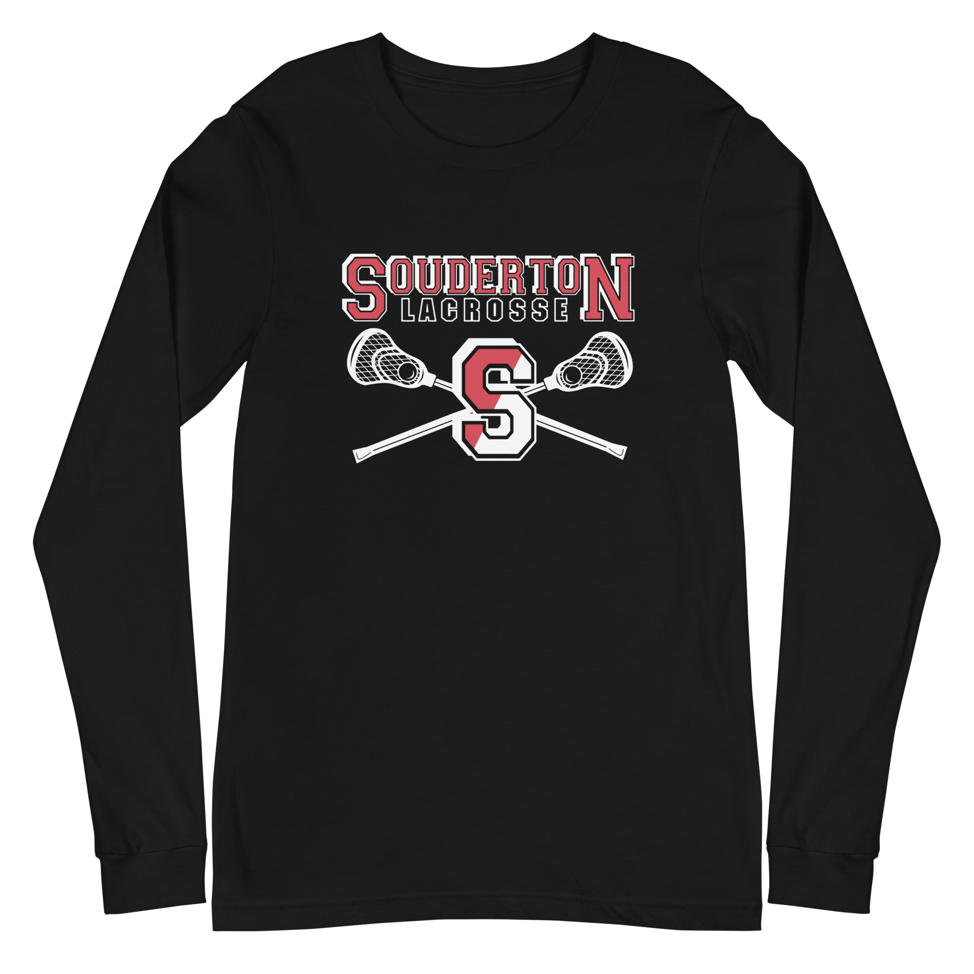 Camiseta de manga larga para mujer de lacrosse de Souderton