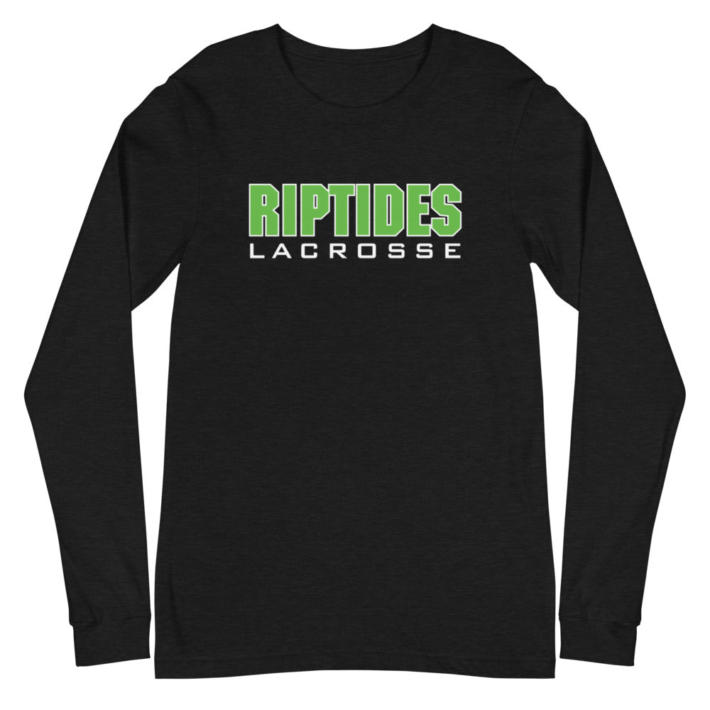 Margate Riptides Lacrosse Unisex Long Sleeve Tee-Black