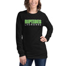Camiseta de manga larga unisex de lacrosse Margate Riptides, color negro