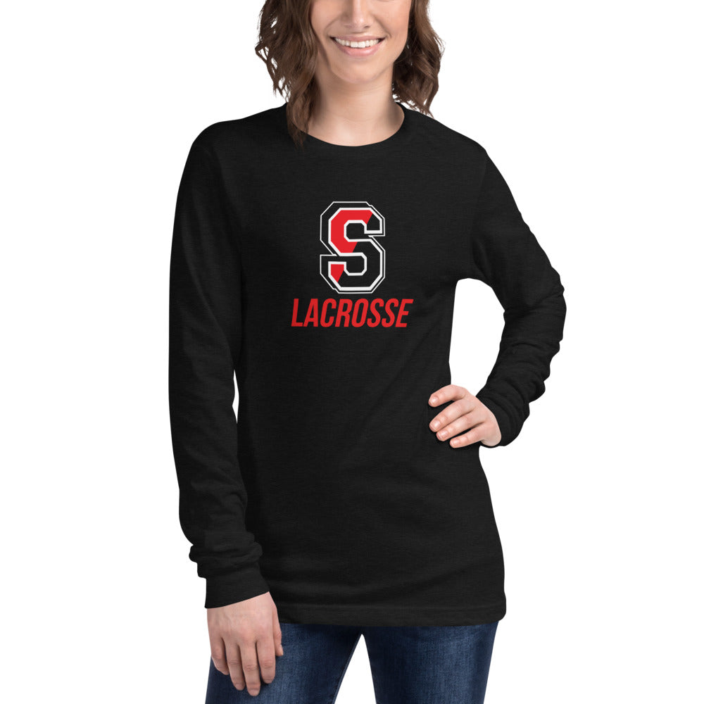 Camiseta de manga larga unisex de lacrosse de Souderton