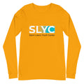 SLYC Unisex Long Sleeve Tee  (YELLOW & TEAL LOGO)