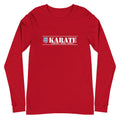 Camiseta de manga larga unisex de karate AAU v1