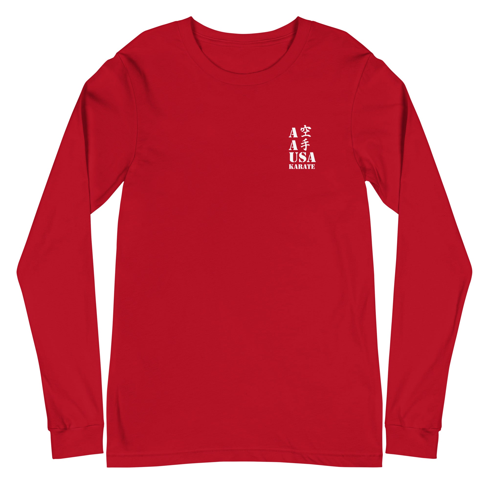 AAU Karate Unisex Long Sleeve Tee v4