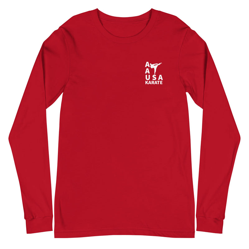 AAU Karate Unisex Long Sleeve Tee v2