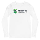 Mindset Univ. Unisex Long Sleeve Tee (White)