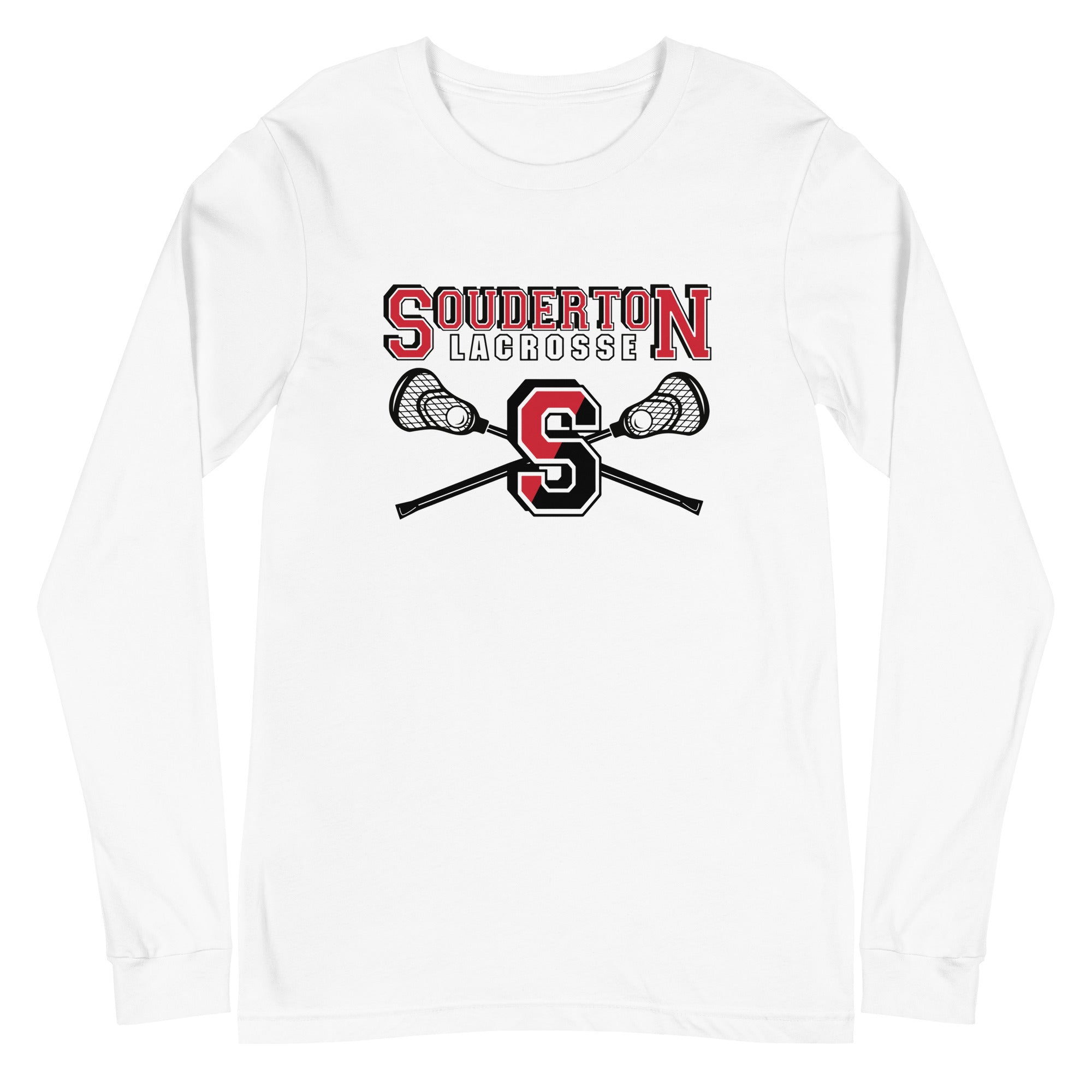 Camiseta de manga larga para mujer de lacrosse de Souderton