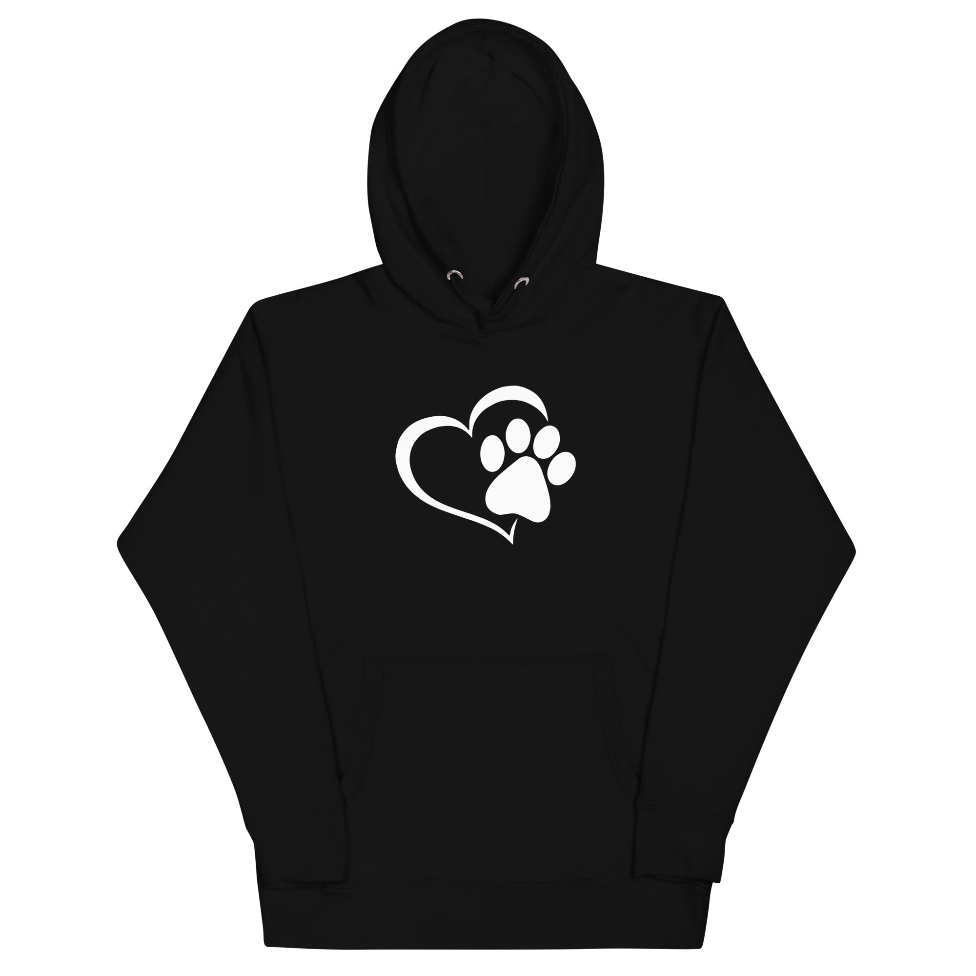 Dog Paws Unisex Hoodie (Back Print)