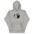 Dog Paws Unisex Hoodie (Back Print)