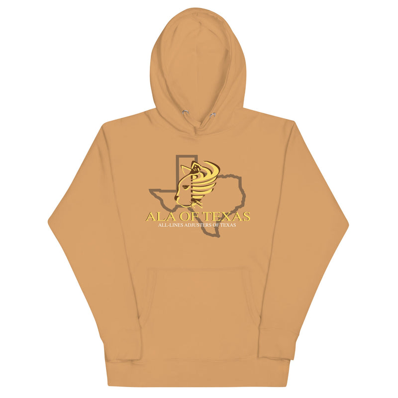 Sudadera unisex con capucha ALA de Texas 1