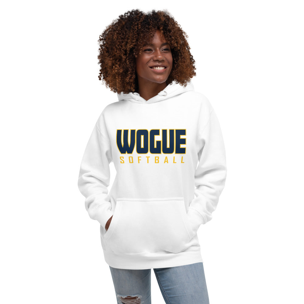 Comsewogue Softball White Unisex Hoodie