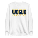 Comsewogue Softball White Unisex Premium Sweatshirt