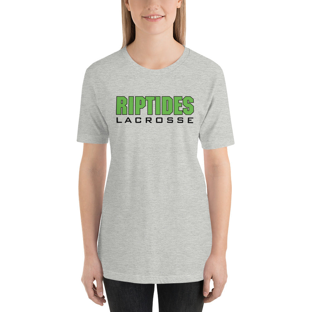 Margate Riptides Lacrosse Short-Sleeve Unisex T-Shirt-grey