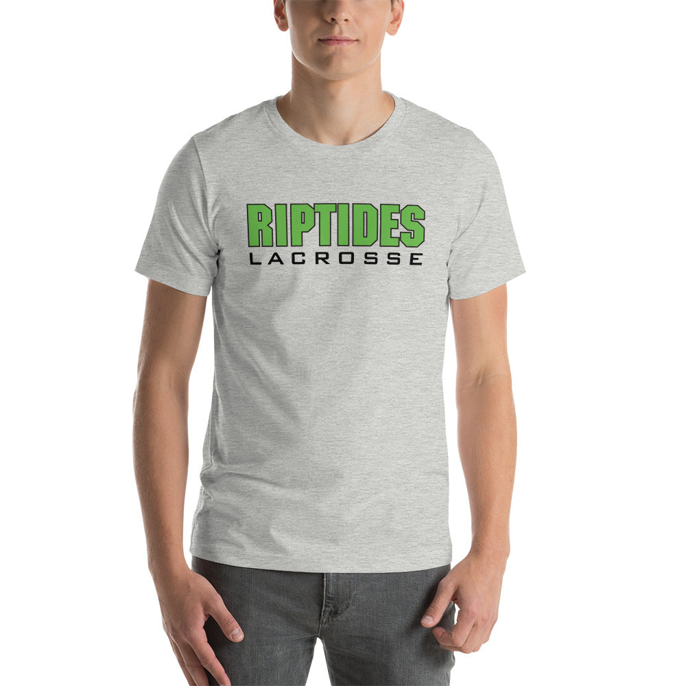 Margate Riptides Lacrosse Short-Sleeve Unisex T-Shirt-grey