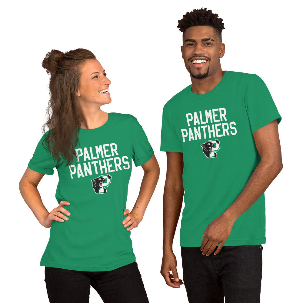 Palmer Panthers Short-Sleeve Unisex T-Shirt-green