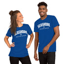 Seashore Soccer League Unisex t-shirt - Arched