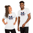 Camiseta unisex de manga corta de lacrosse para niñas de la escuela secundaria Mendham