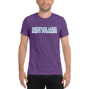 Mountain Lakes Mens Swimming Short sleeve t-shirt-purple