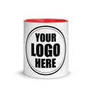 White Ceramic Mug with Color Inside