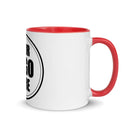 White Ceramic Mug with Color Inside