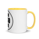 White Ceramic Mug with Color Inside