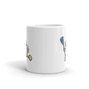 Taza blanca brillante Koopers Lacrosse