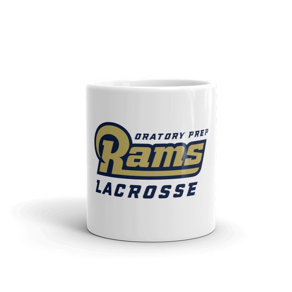 Oratory Prep White glossy mug