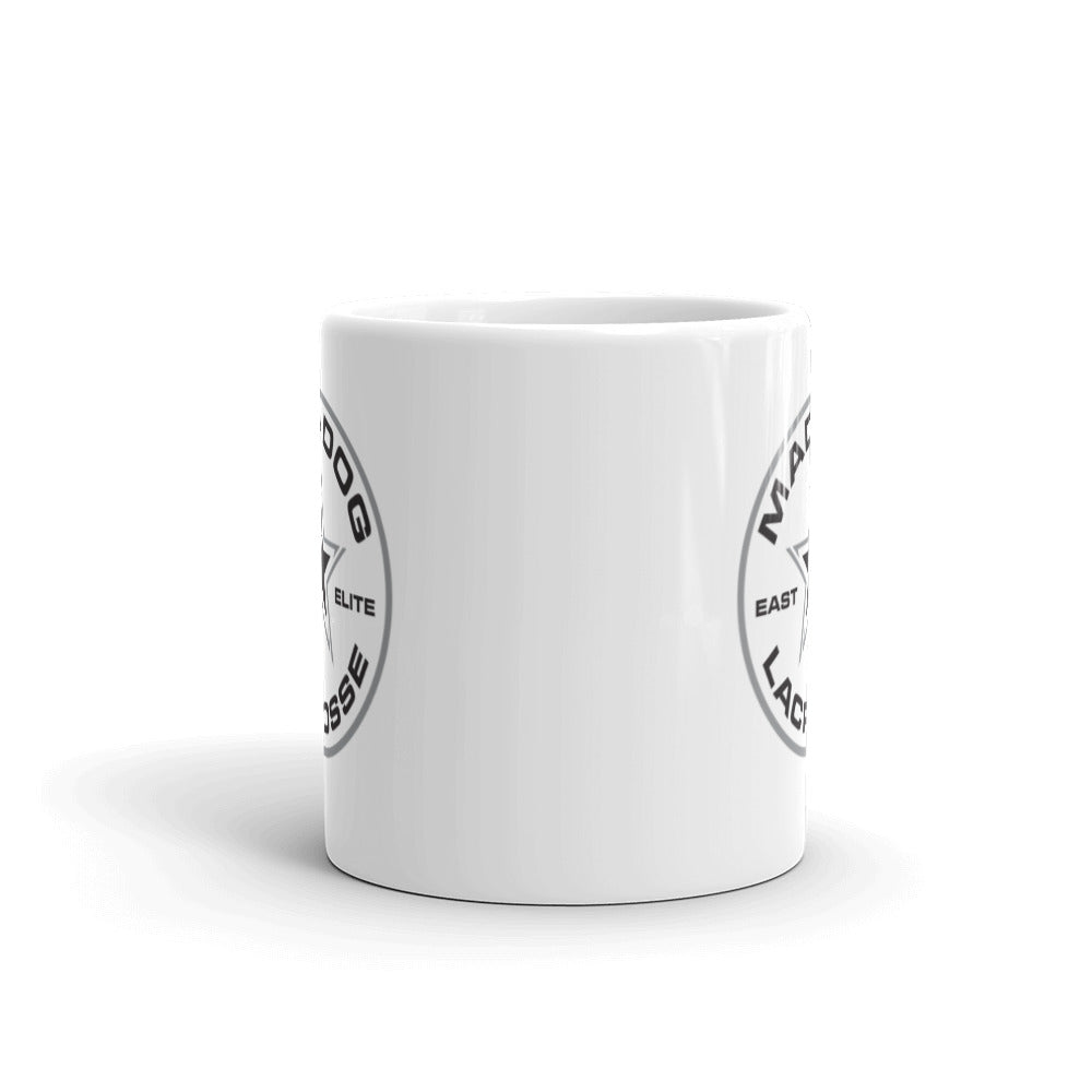 Mad Dog East Elite White glossy mug