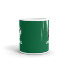 Taza Palmer Football blanca brillante