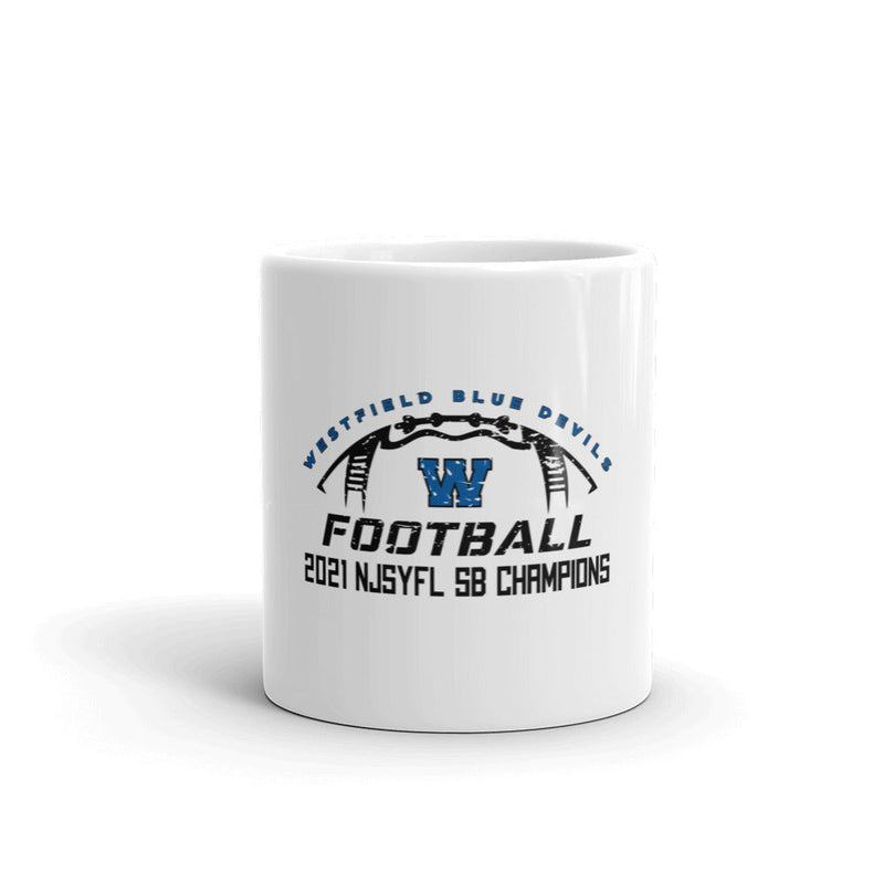 WPAL SB Champs White glossy mug