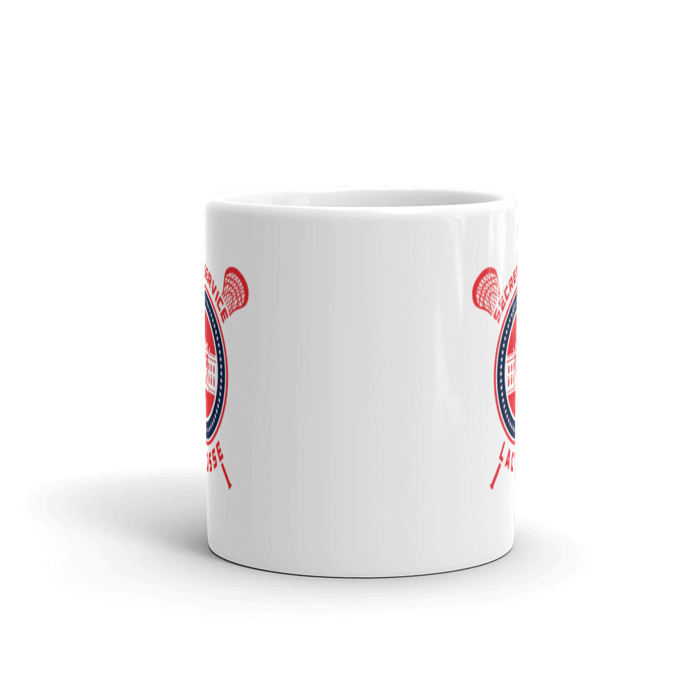 Taza blanca brillante USSS Lacrosse