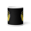 WF White glossy mug