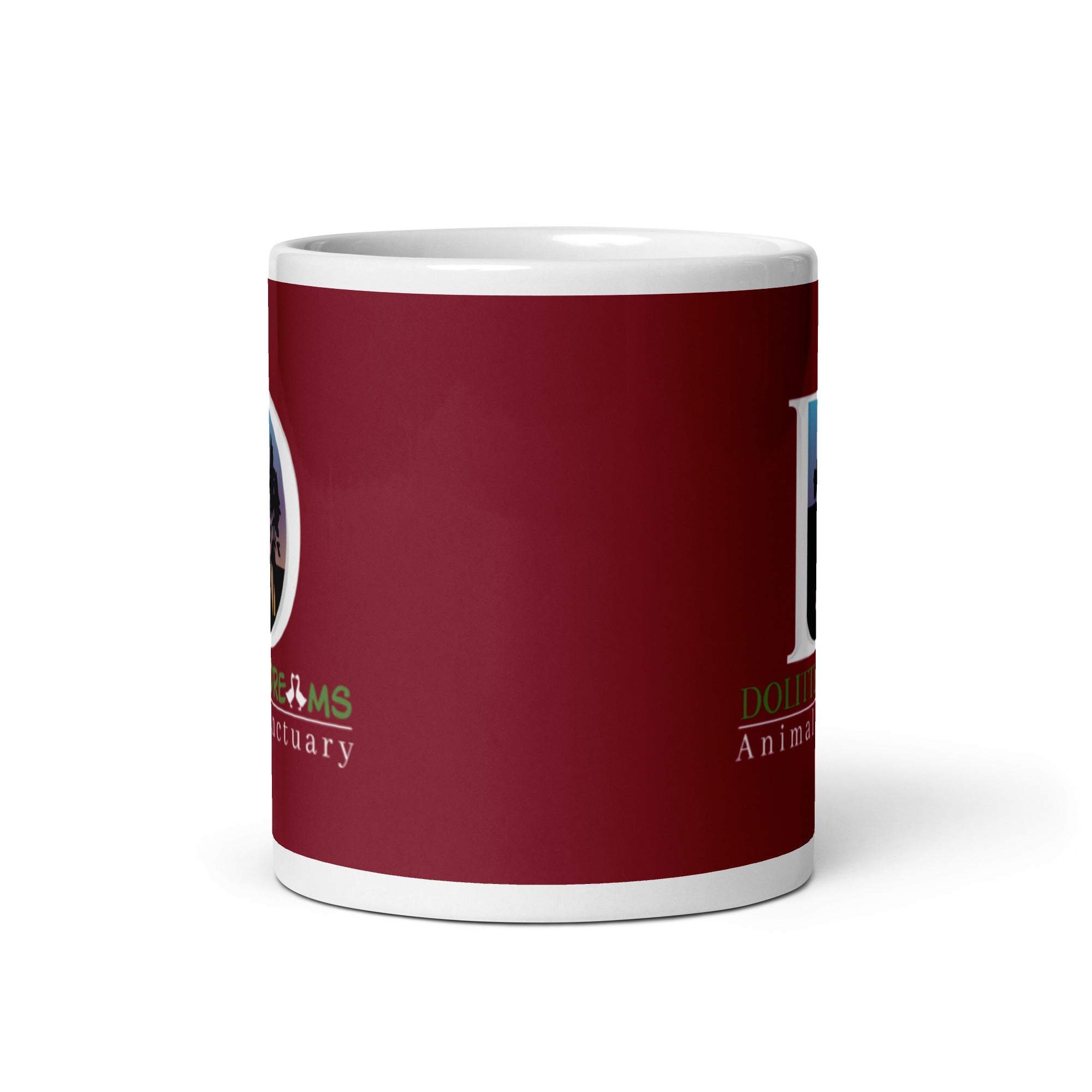 DD White glossy mug