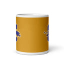 CA White glossy mug