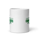JFKC White glossy mug