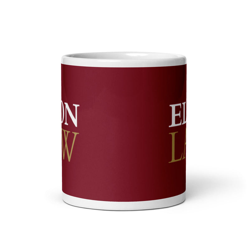 EL White glossy mug