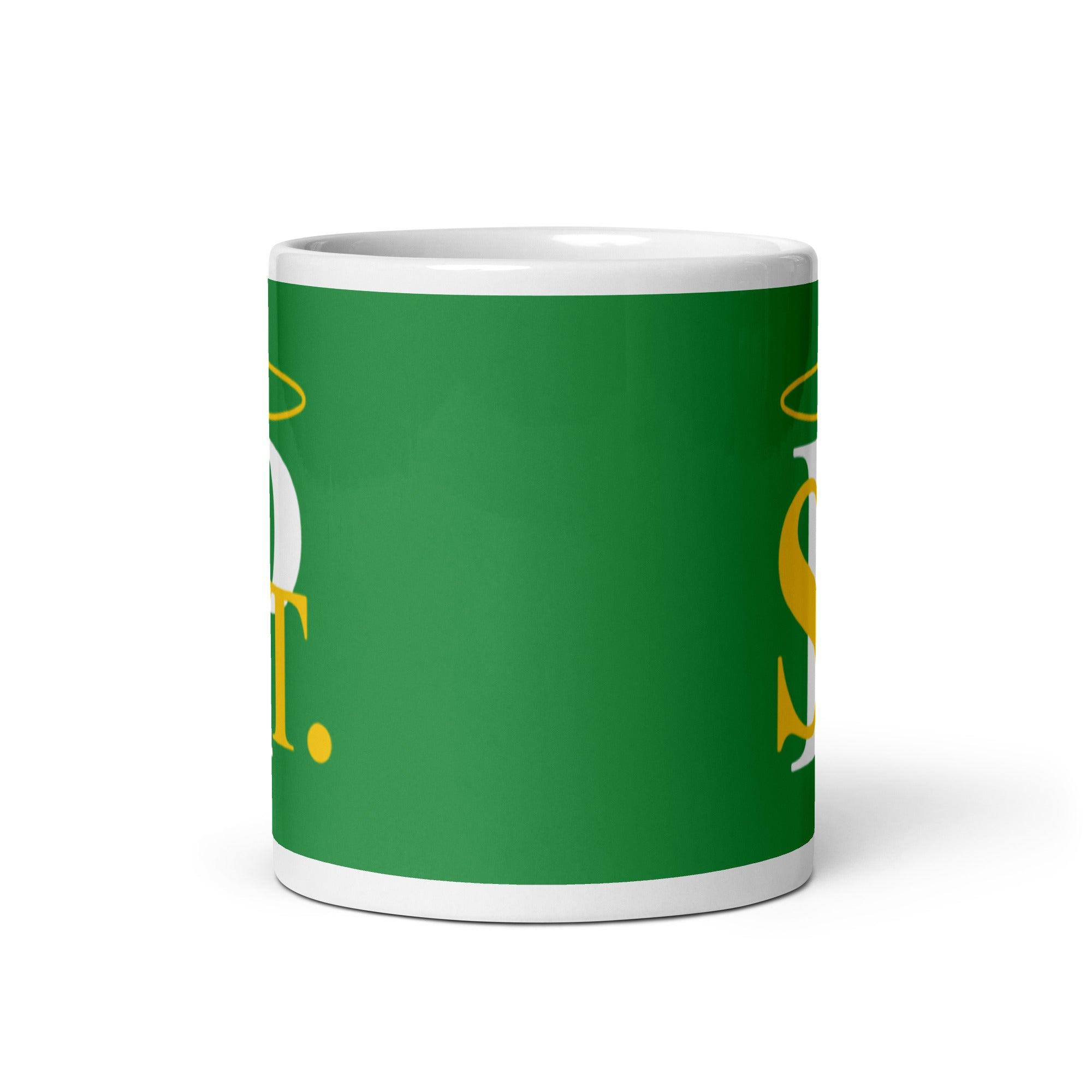 SPCYO White glossy mug