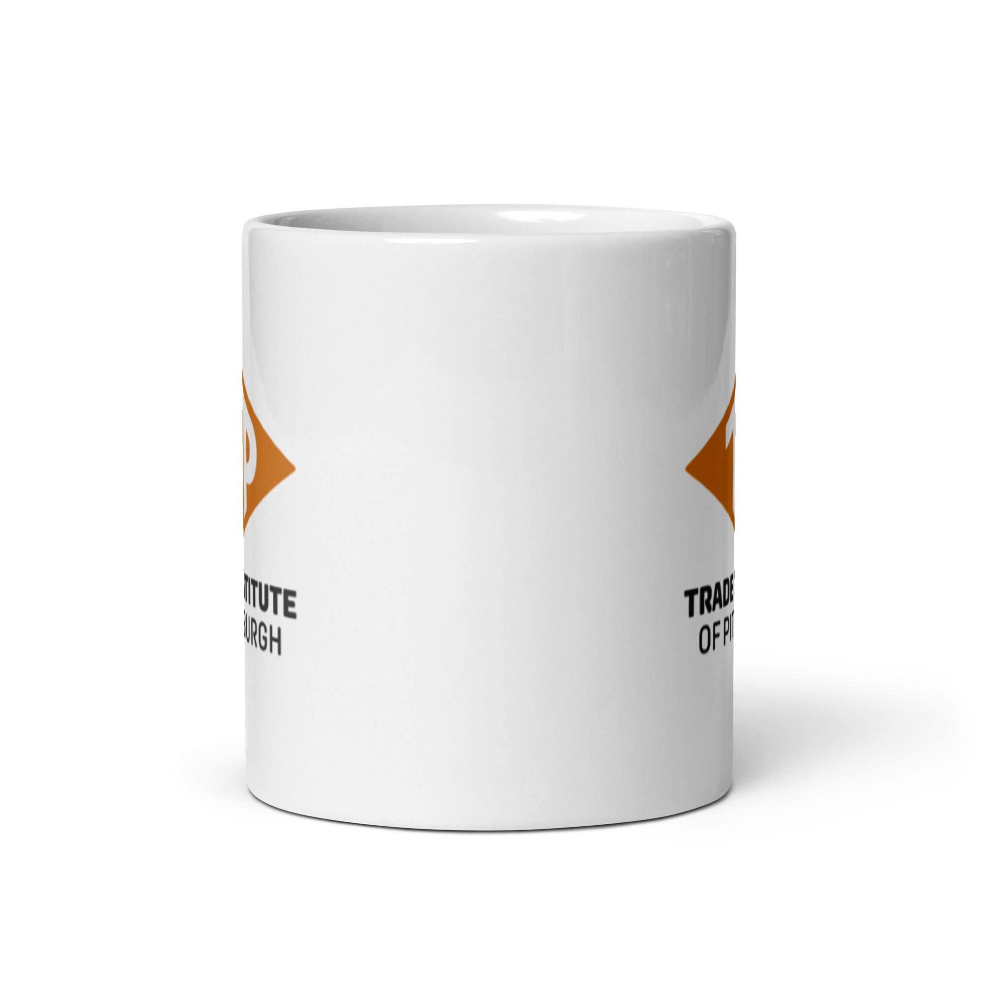 TIP White glossy mug