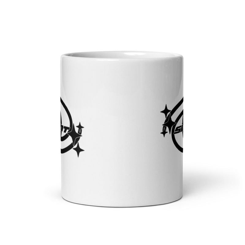 SC White glossy mug