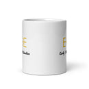 Taza blanca brillante ECE
