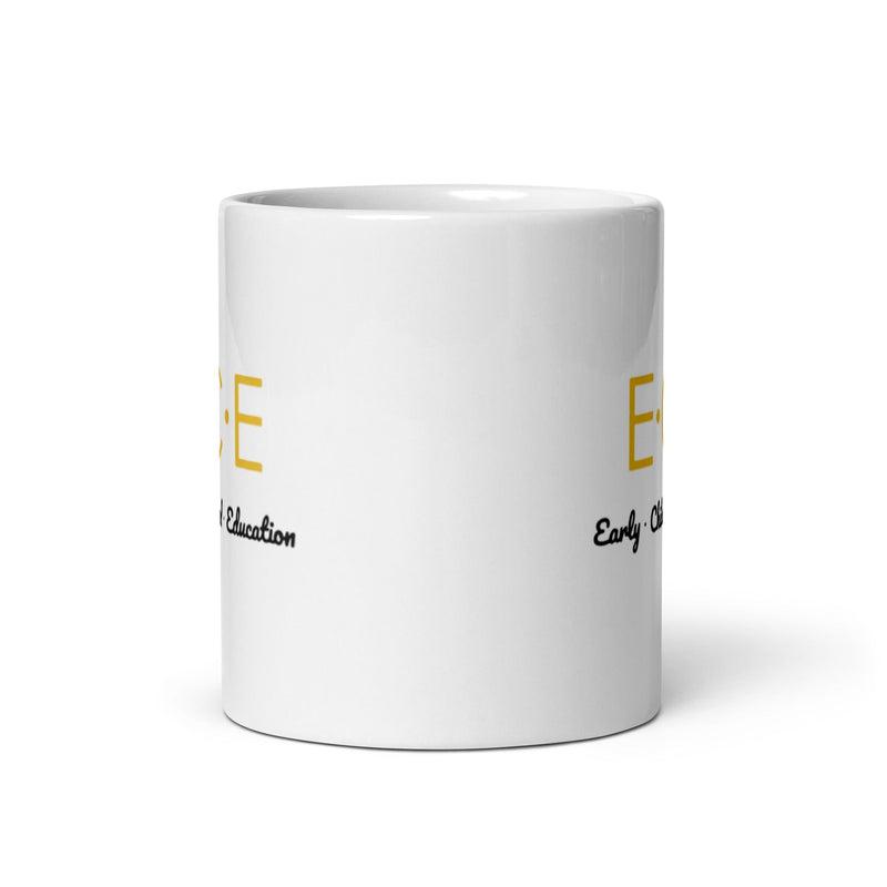 ECE White glossy mug