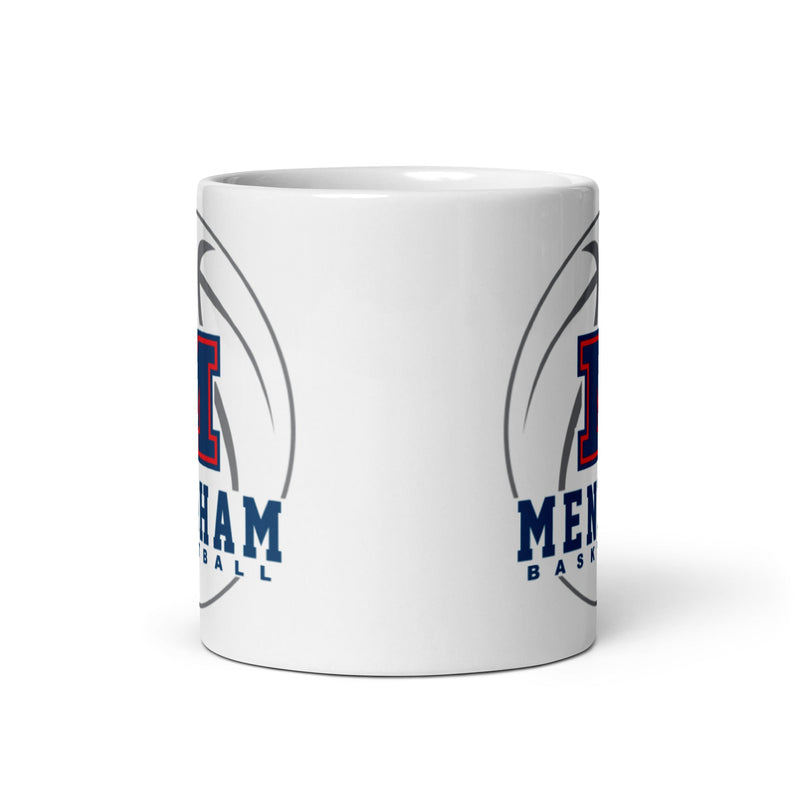 CMB White glossy mug