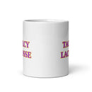 TL White glossy mug