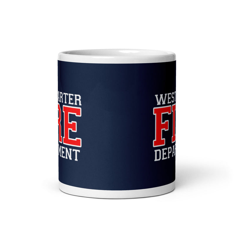 WCFD White glossy mug