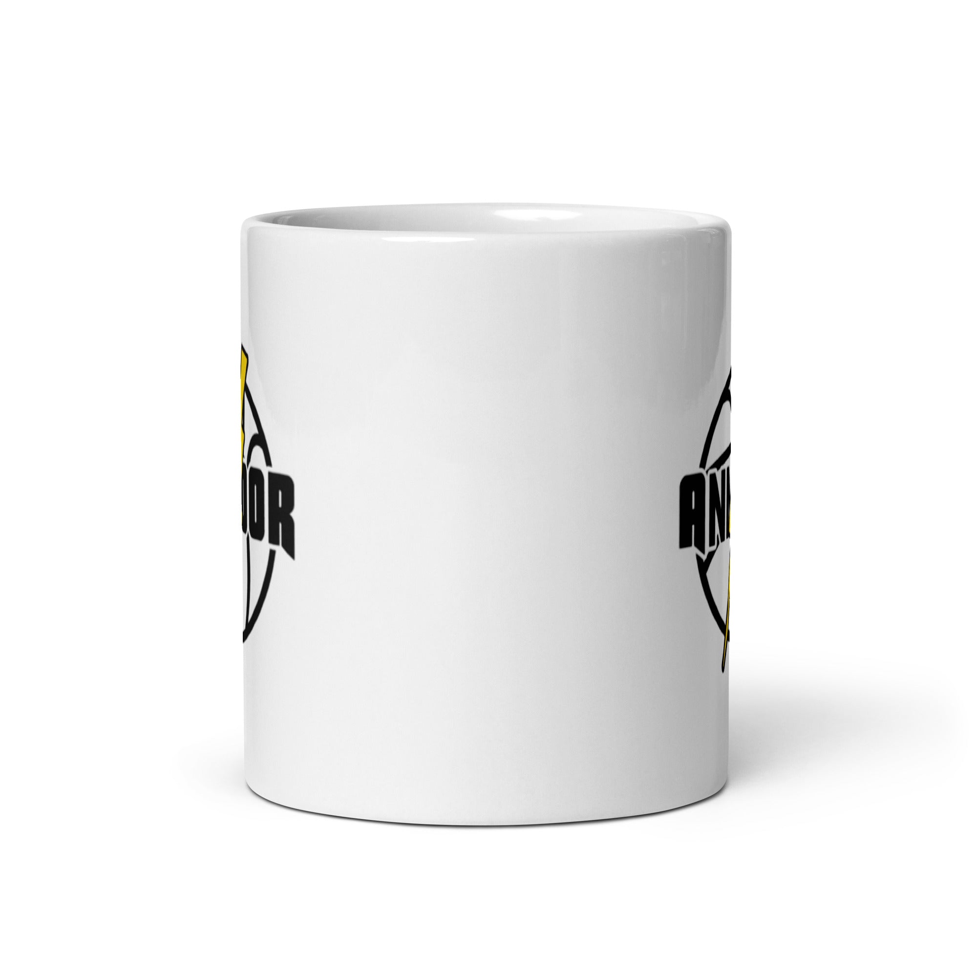 ANA White glossy mug