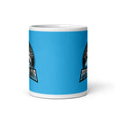 Taza blanca brillante ABC