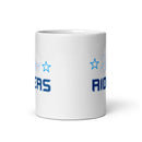 Taza blanca brillante Rythym Riders